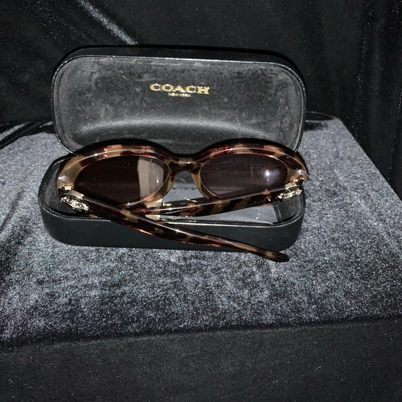 COACH OVERSIZED METAL SOFT SQUARE SUNGLASSES - Picture 3 of 5